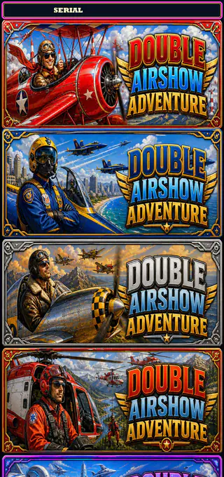 Double Airshow Adventure strip front