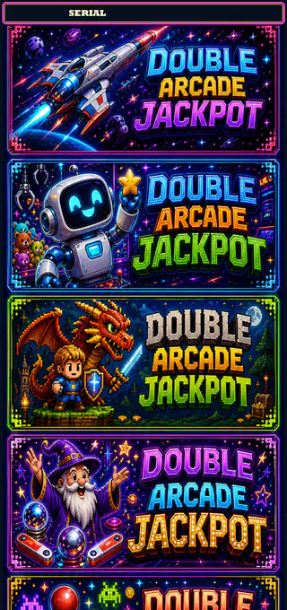 Double Arcade Jackpot strip front