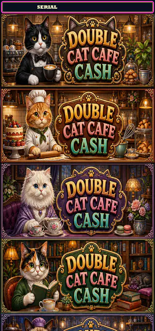Double Cat Cafe Cash strip front