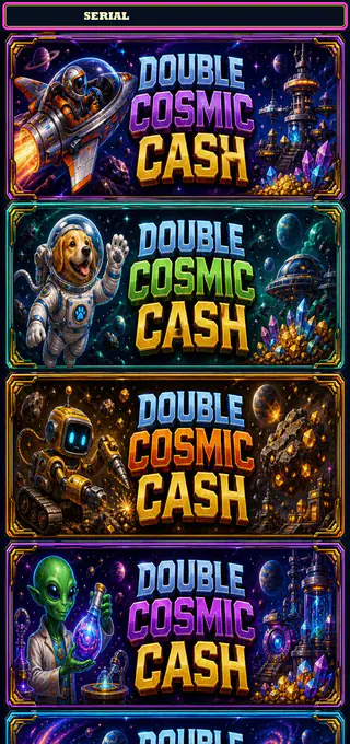 Double Cosmic Cash strip front