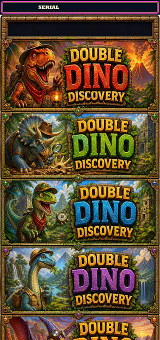 Double Dino Discovery strip front