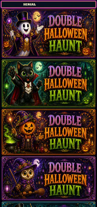 Double Halloween Haunt strip front