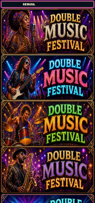 Double Music Festival strip front