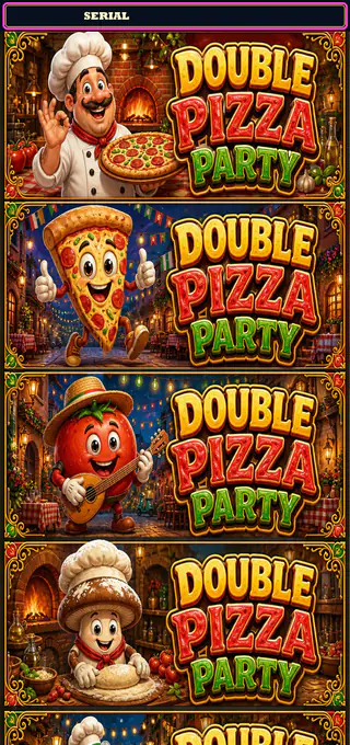 Double Pizza Party strip front