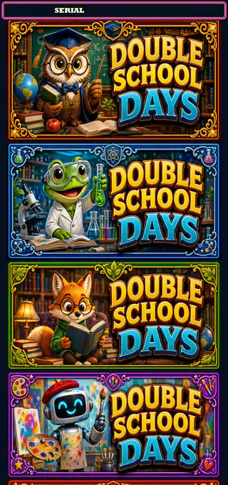 Double School Days strip front