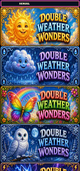 Double Weather Wonders strip front