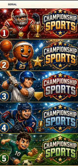 Championship Sports Jumbo Style Pull Tab Strip front