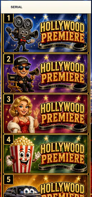 Hollywood Premiere Jumbo Style Pull Tab Strip front