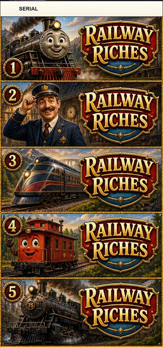 Railway Riches Jumbo Style Pull Tab Strip front