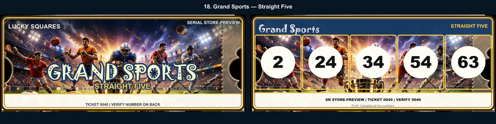 Grand Sports Straight Five front and back