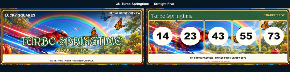 Turbo Springtime Straight Five front and back