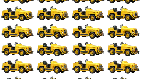 Airport Tug race-theme artwork