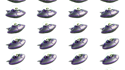 Alien Saucer race-theme artwork
