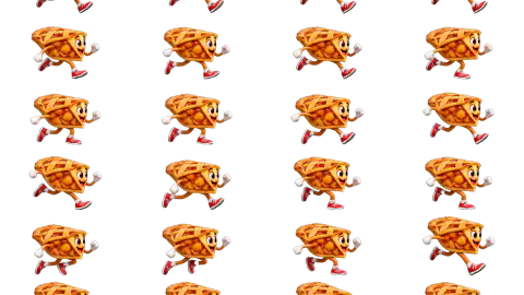 Apple Pie race-theme artwork