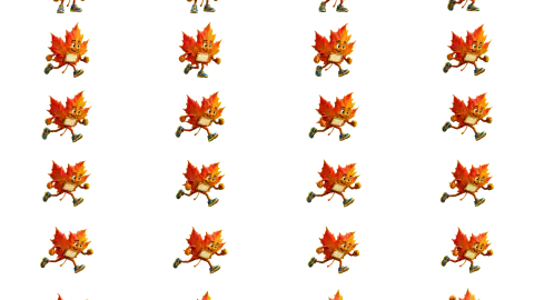 Autumn Leaf race-theme artwork