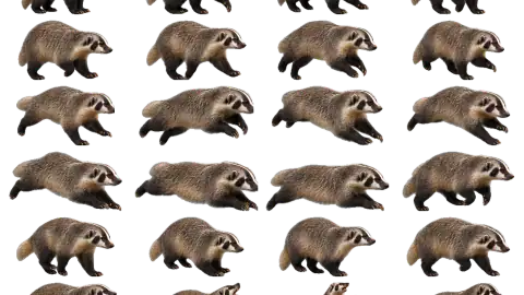 Badger race-theme artwork