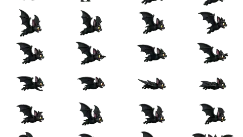 Bat race-theme artwork