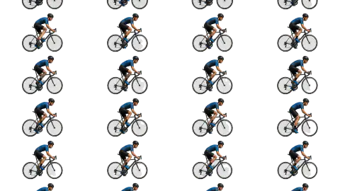 Bicycle race-theme artwork