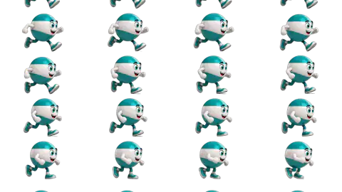 Billiard Ball race-theme artwork