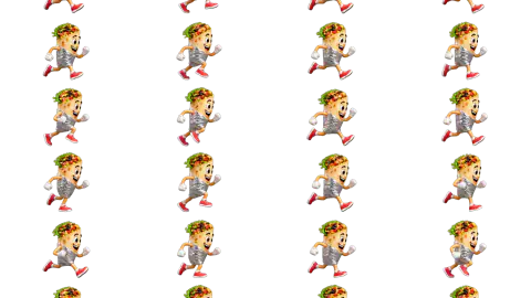 Burrito race-theme artwork