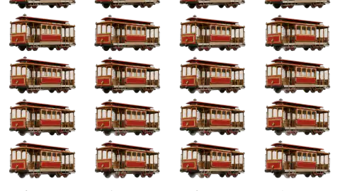 Cable Car race-theme artwork