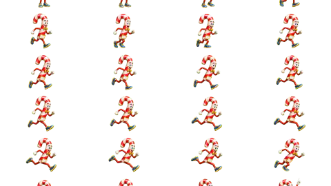 Candy Cane race-theme artwork