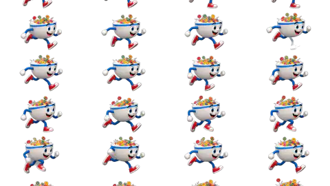 Cereal Bowl race-theme artwork