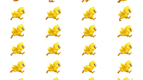 Chick race-theme artwork