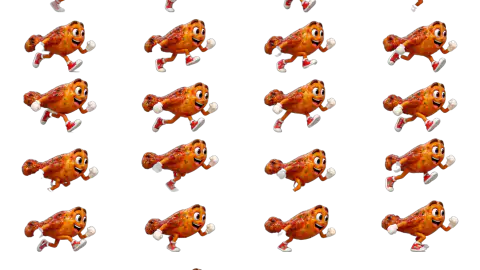 Chicken Wing race-theme artwork