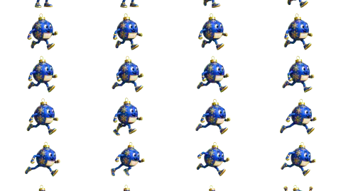 Christmas Ornament race-theme artwork