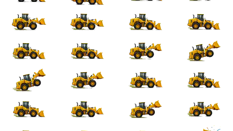 Construction race-theme artwork