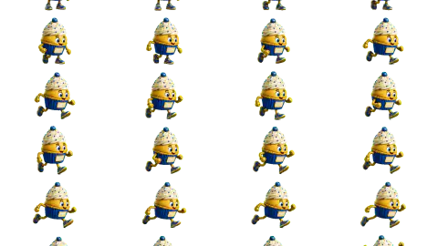 Cupcake race-theme artwork