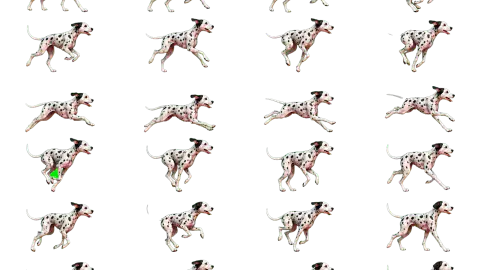Dalmatian race-theme artwork