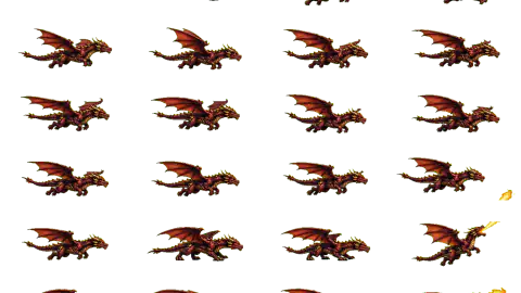 Dragon race-theme artwork