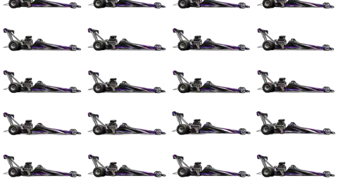 Dragster race-theme artwork