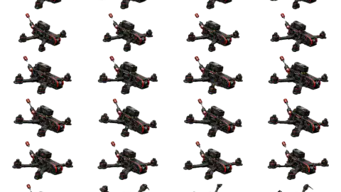 Drone race-theme artwork