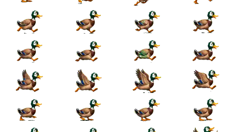 Duck race-theme artwork