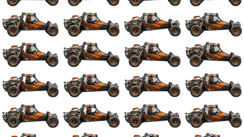 Dune Buggy race-theme artwork