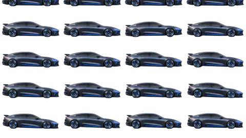 Electric Car race-theme artwork