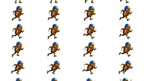 Football race-theme artwork