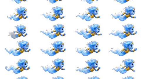 Genie race-theme artwork