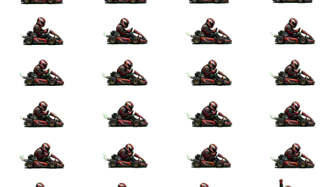 Go Kart race-theme artwork