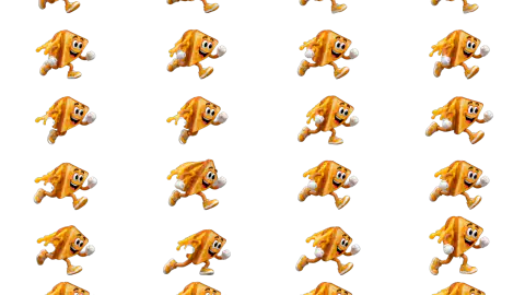 Grilled Cheese race-theme artwork