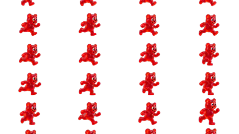 Gummy Bear race-theme artwork