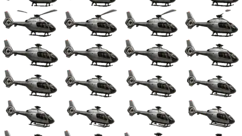 Helicopter race-theme artwork