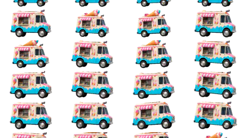 Ice Cream Truck race-theme artwork
