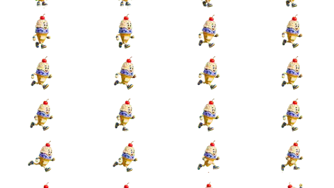 Ice Cream race-theme artwork