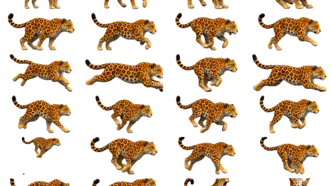 Jaguar race-theme artwork