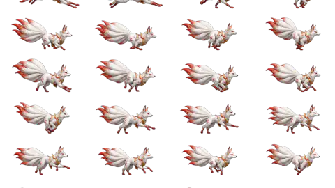 Kitsune race-theme artwork