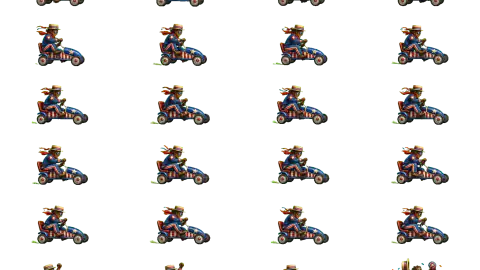 Labor Day Fair race-theme artwork